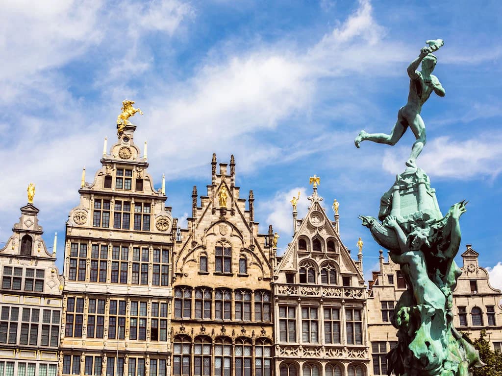 Historic Antwerp streets near the apartments